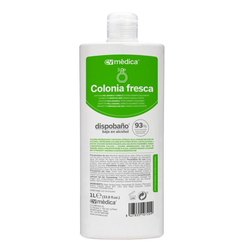 COLONIA DISPOBAÑO 1 L. (caja 12 uds)  